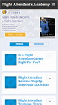 Mobile Screenshot of flightattendantsacademy.com